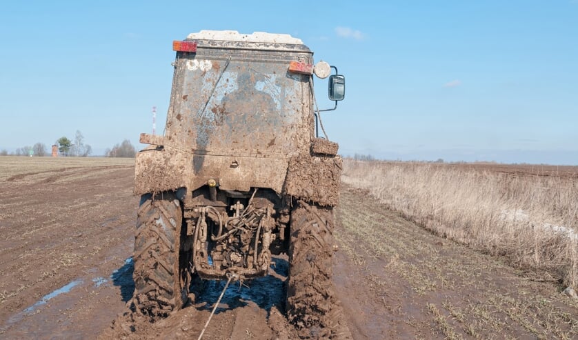 Waarschuwing voor slik op de weg