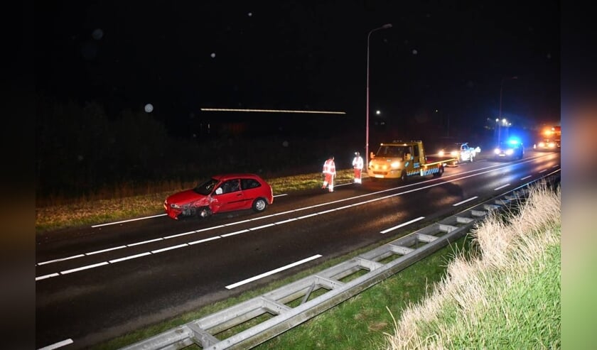 Gewonde bij ongeluk op N57 bij Serooskerke