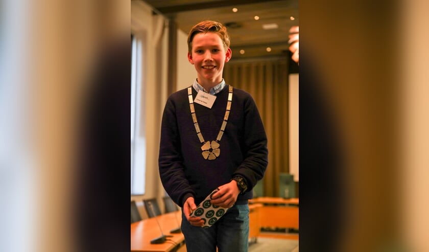 Lucas de Visser is nieuwe kinderburgemeester van Kapelle