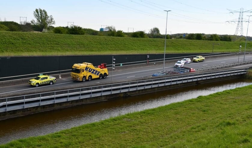 Vlaketunnel A58 dicht na ongeluk met vrachtwagens