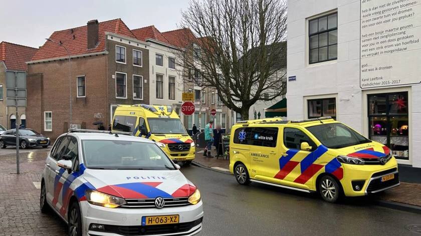 Man naar ziekenhuis na botsing tussen fietsers in Middelburg