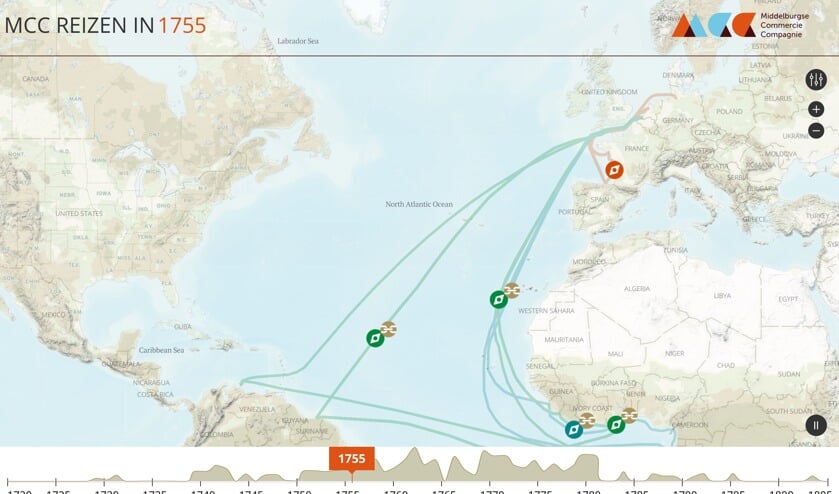 Zeeuws Archief brengt slavenhandel in beeld op interactieve kaart