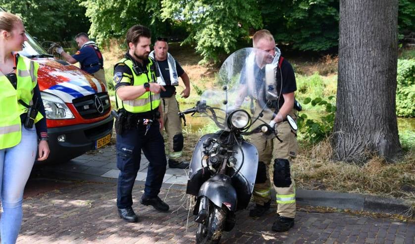 Hulpdiensten ingezet voor scooter in rietkraag Middelburg