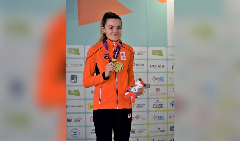 Goud voor Megan Arens op Europees Jeugd Olympisch Festival in Slovenië
