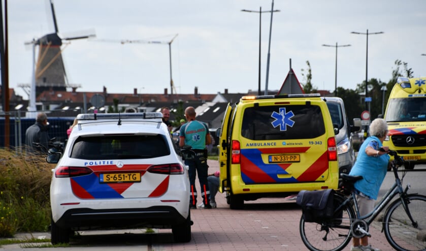 Gewonde bij ongeval De Willem Ruysstraat
