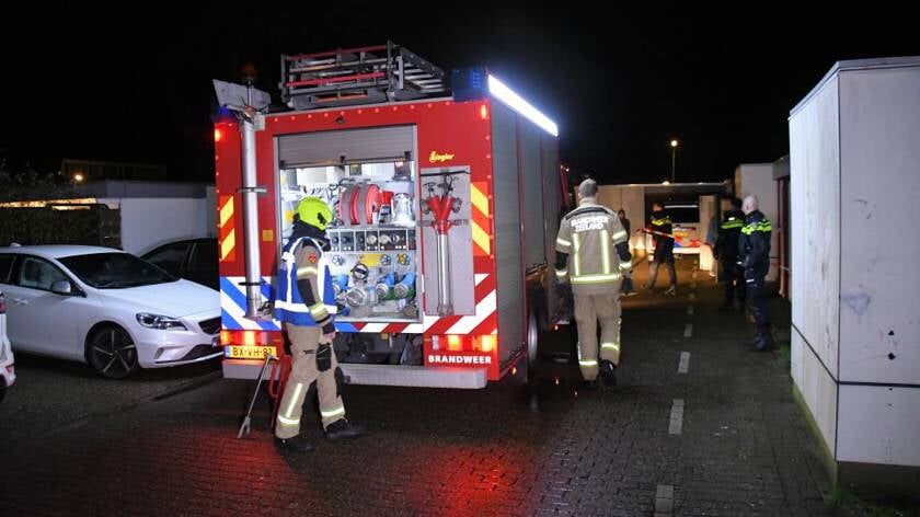 Grootschalige inzet van brandweer en politie vanwege vermeend gevaar in woning aan de Toutenburg