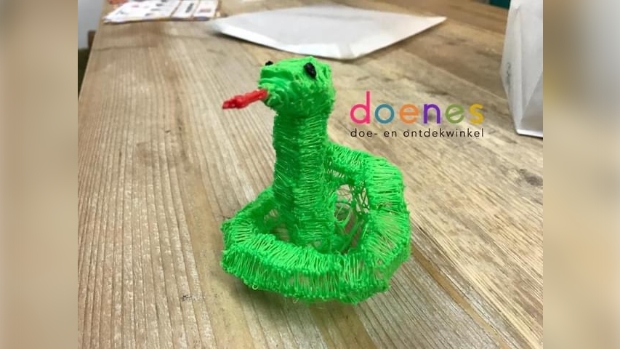Een 3D-pen getekende draak (gevorderden)