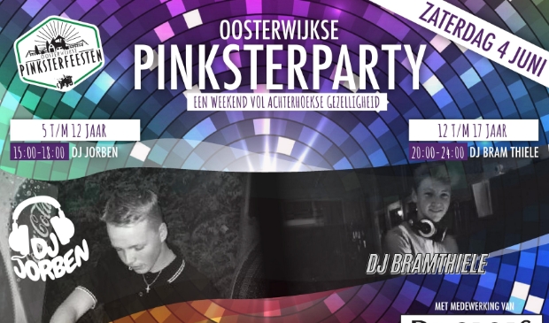 Flyer van de Oosterwijkse Pinksterparty