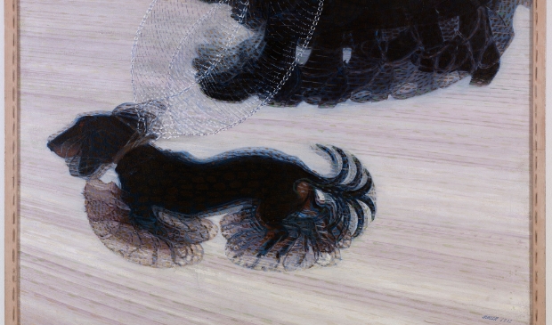 Giacomo Balla, Dynamiek van een hond aan de lijn, 1912 