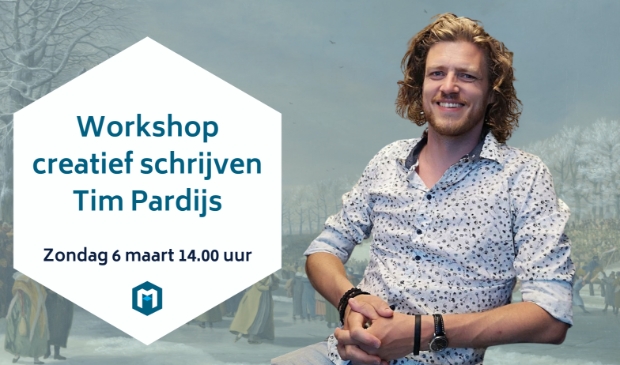 Tim Pardijs geeft op 6 maart een workshop creatief schrijven bij de Musea Zutphen