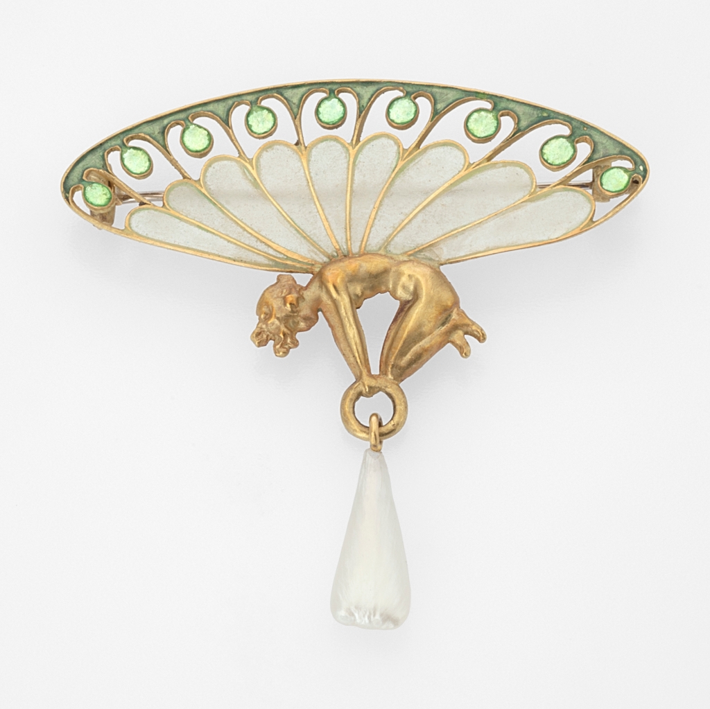 Broche René Lalique Plique á jour 