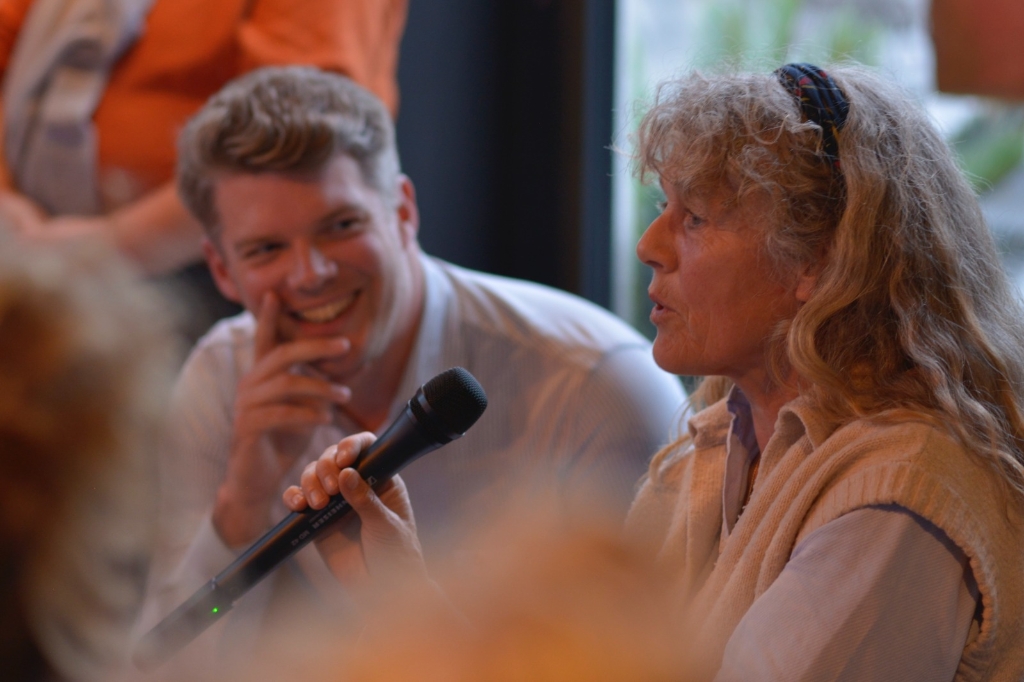 In gesprek met het publiek