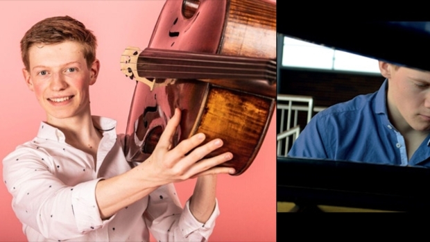 Cellist Thomas Prechal en pianist Jorian van Nee treden op bij Podium Eibergen