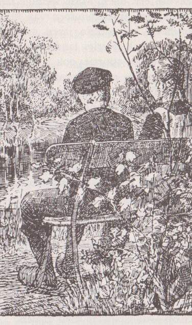 De tekening van J. H. Persijn uit Oud-Achterhoeksch Boerenleven.