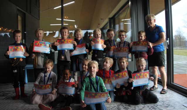 Alle kinderen zijn geslaagd. Foto: PR