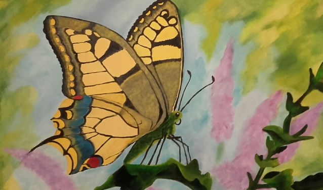Hennie haalt haar inspiratie uit de natuur. Foto: PR