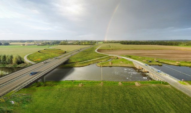 Visualisatie van de nieuwe spiraalvormige heuvel in de gemeente Berkelland. Foto: ZUS Architecten