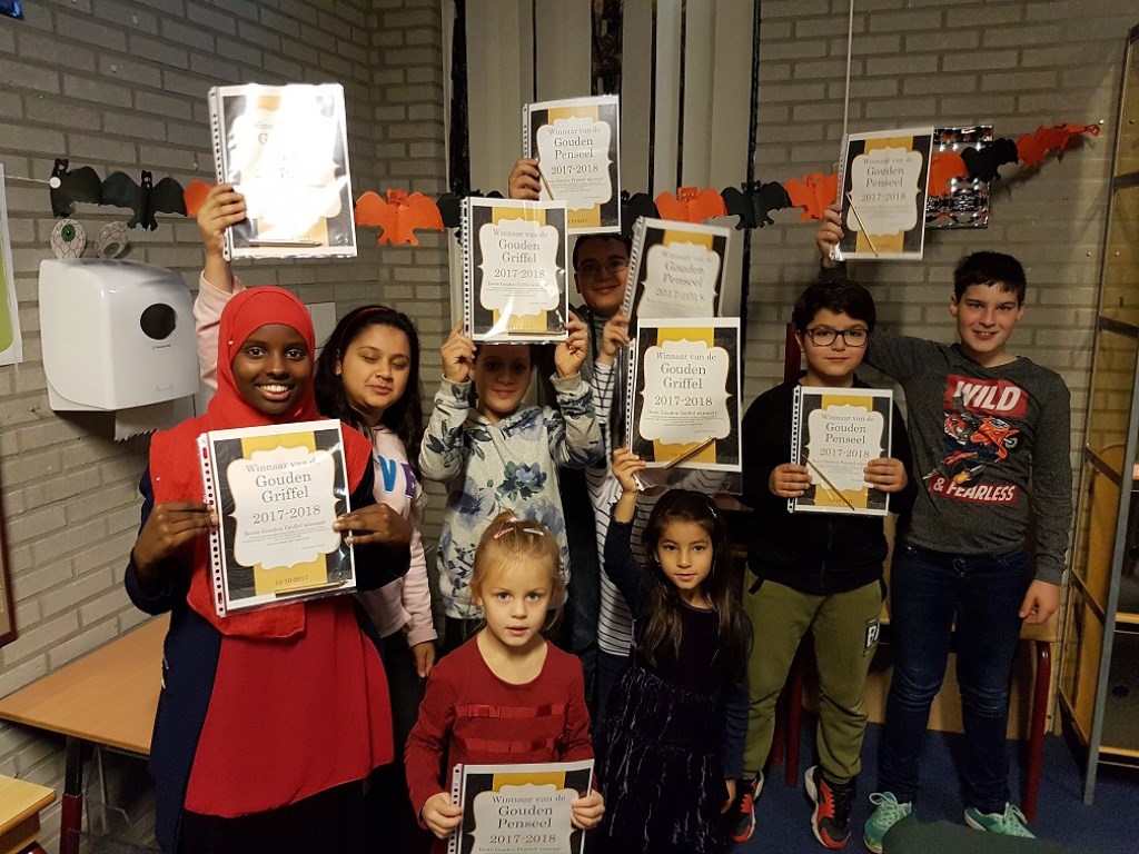 De Kinderboekenweek werd op 't Palet succesvol afgesloten. Foto: Carmen Geerdink
