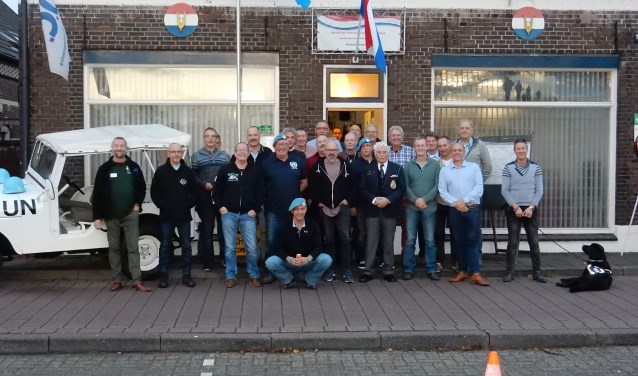 De veteranen bijeen aan de Terborgseweg. Foto: PR