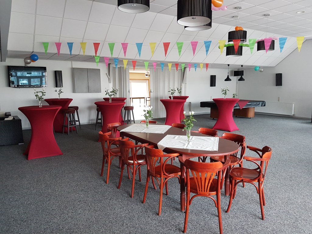 De gerenoveerde zaal bij camping Goorzicht. Foto: PR