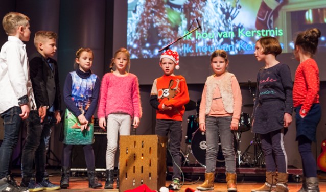 De AMV-leerlingen bijten het spits af. Foto: Jurgen Pillen