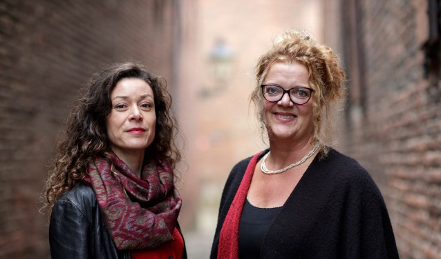 Merel Hubatka en Merel Harkink. Foto: Patrick van Gemert