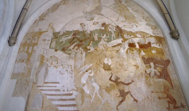 Eén van de fresco's in de Oude Helenakerk. Foto: PR