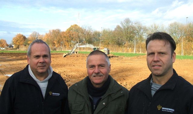 Bestuursleden van de ijsbaanvereniging. Foto: Reinier Kroesen