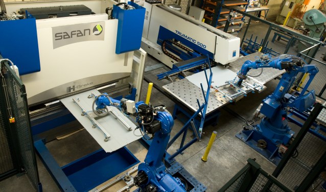 Samenwerkende robots in één cel. Foto: PR