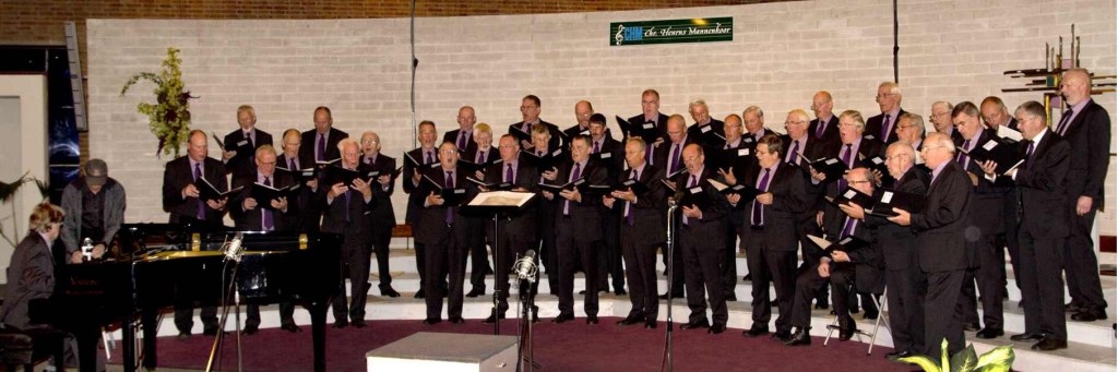 Het Christelijk Heurns Mannenkoor. Foto: PR