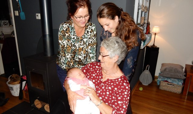 De vier generaties. Foto: eigen foto