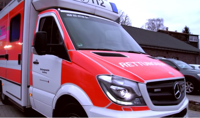 Een Duitse ambulance, zoals die binnenkort ook in Dinxperlo zal rijden. Foto: PR