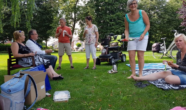 De picknick aan de Wagenmaker in Groenlo. Foto: Kyra Broshuis