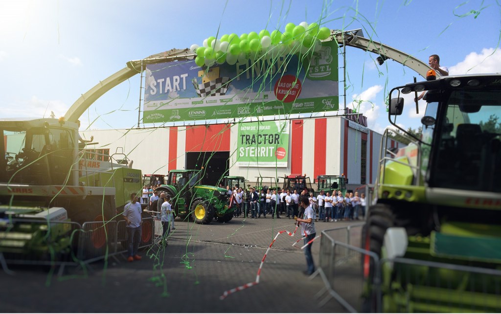 Spektakel bij start en finish. Foto: PR