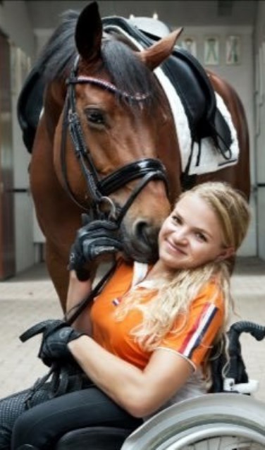 Kanjers-ambassadeur Demi Vermeulen. Foto: PR