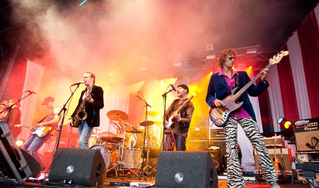 JPR Strinxband brengt Stones-tribute op Marktpop 2017. Foto: PR
