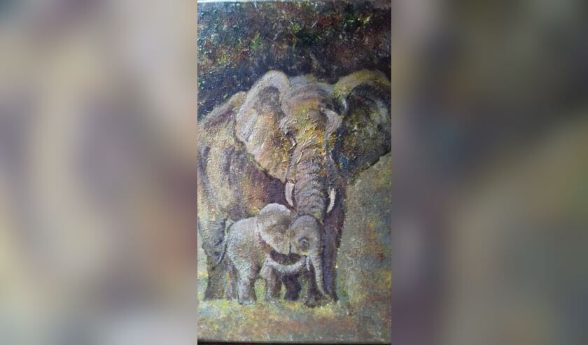 Expositie schilderijen 'Passe Partout' en sieraden Ina Kets - Contact Bronckhorst Midden