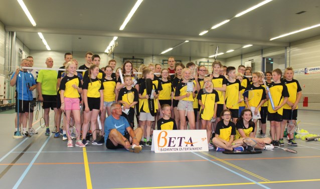 Badminton uitproberen in tien lessen, kan onder meer bij BCV. Foto: PR