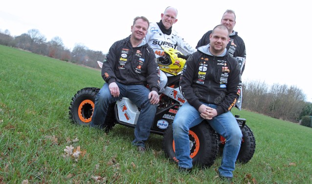 Team Barren Racing uit Vorden met Koolen, Wentink, Vruggink en Ten Harkel. Foto: Henk Teerink