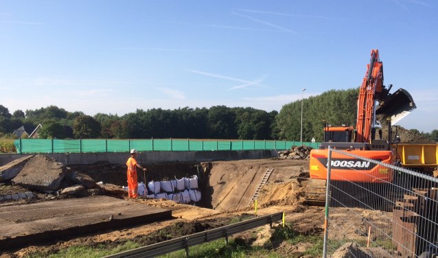 Er wordt volop gewerkt aan de Nieuwe Twenteroute. Foto: PR