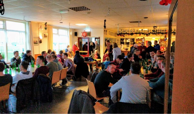 De nieuwjaarsreceptie werd druk bezocht. Foto: PR Grolse Boys