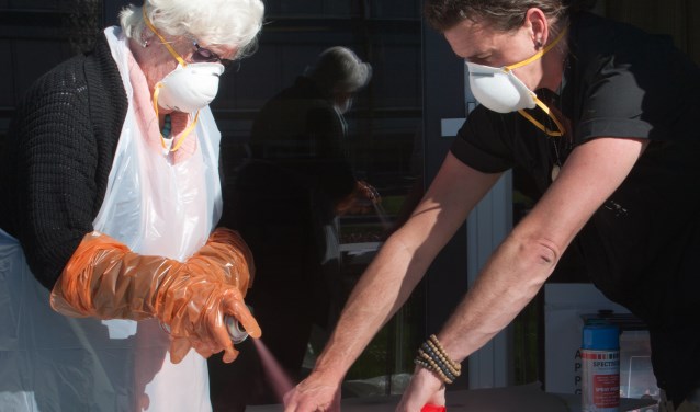Workshop beeldende kunst. Foto: Ronald Falke