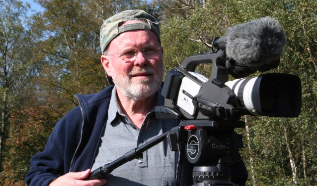 Ben Tragter aan het werk als cameraman. Foto: Ben Tragter