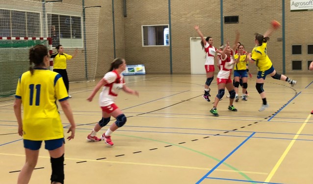 Een actiefoto van de HCW-meisjes. Foto: PR