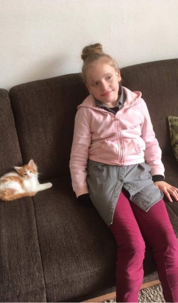 Jorja wordt tien jaar. Foto: PR