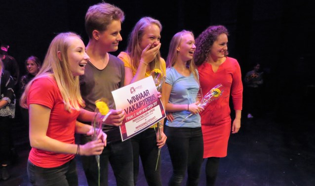 De jongelui van de Gaanderense Theaterfabriek Gekkoo zijn de grote winnaars van Amphion Open 2017. Foto: Josée Gruwel