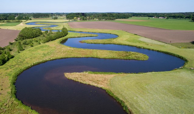 De meanderende Berkel. Foto: PR