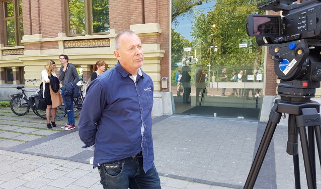 Hans Kamperman vorig jaar na de rechtszaak in Zutphen. Het hoger beroep heeft inmiddels gediend. Foto: Kyra Broshuis