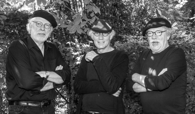 Bugter, Blijenberg en van Bloois, kortweg BuBLBL, troubadours inc. Foto: Arie Cijfer