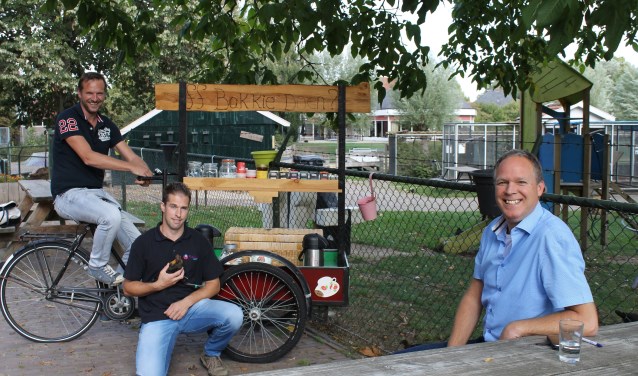 Van links naar rechts Michiel Stronks, Peter Jansen en Eric Wigchers. Foto: Kristel te Bokkel